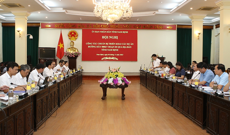 Nam Định quyết liệt vào cuộc đảm bảo mục tiêu tiến độ các dự án đường dây 500kV mạch 3 - Ảnh 1.