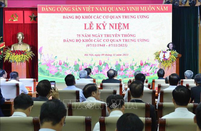 Xây dựng Đảng bộ Khối các cơ quan Trung ương trong sạch, vững mạnh và mẫu mực