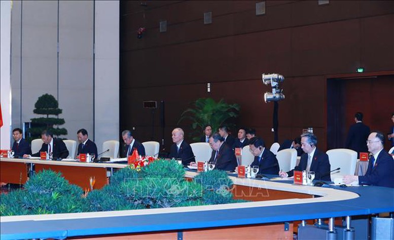 Thường trực Ban Bí thư Trương Thị Mai hội đàm với Chánh Văn phòng Trung ương Đảng Cộng sản Trung Quốc- Ảnh 5.