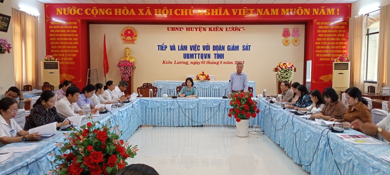 Phát huy vai trò của MTTQ trong giám sát thực hiện CCHC của tỉnh Kiên Giang- Ảnh 1.