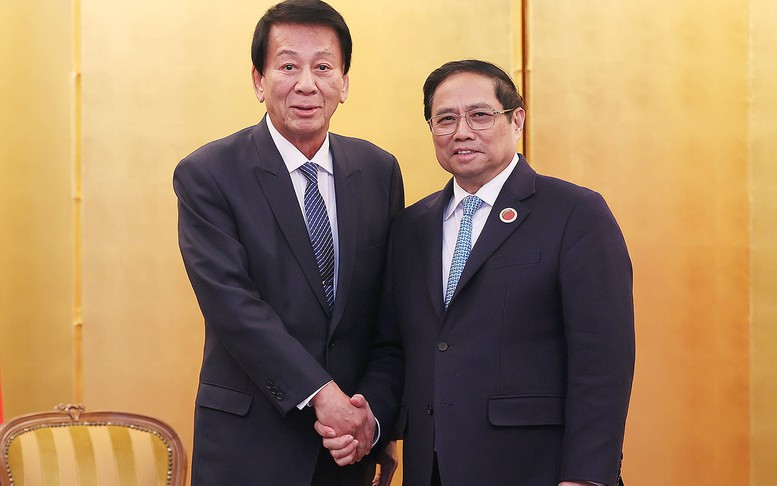 Thủ tướng Phạm Minh Chính tiếp nguyên Đại sứ đặc biệt Nhật-Việt