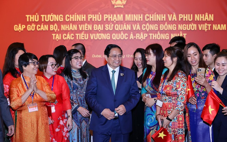 Thủ tướng Phạm Minh Chính: Mong cộng đồng kiều bào tại UAE ngày càng lớn mạnh