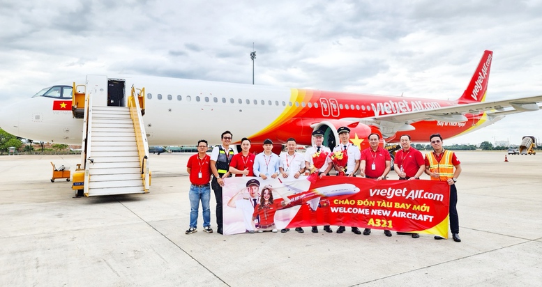 Vietjet 'sắm' thêm tàu bay hiện đại nhân ngày thành lập - Ảnh 1.