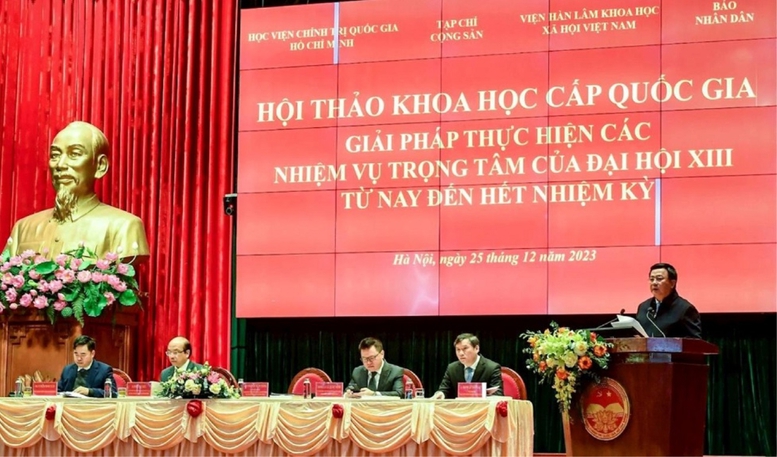 Giải pháp thực hiện các nhiệm vụ trọng tâm của Đại hội XIII từ nay đến hết nhiệm kỳ- Ảnh 2.