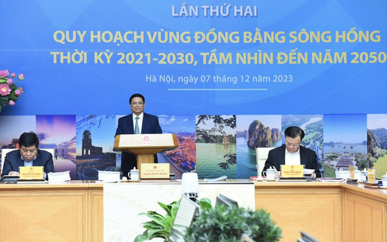 Thủ tướng Chính phủ chủ trì Hội nghị về quy hoạch vùng Đồng bằng sông Hồng