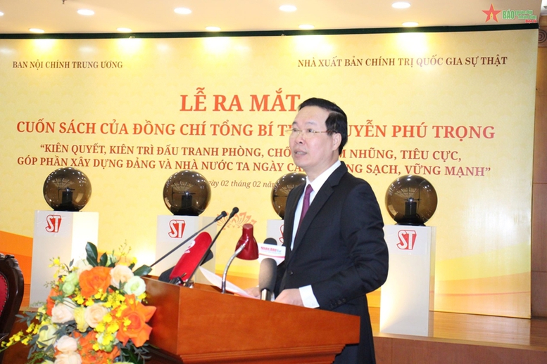 Lễ ra mắt cuốn sách của Tổng Bí thư về phòng, chống tham nhũng, tiêu cực - Ảnh 2.
