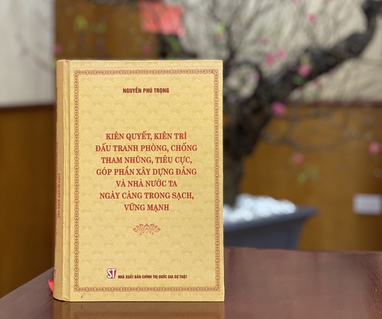 Lễ ra mắt cuốn sách của Tổng Bí thư về phòng, chống tham nhũng, tiêu cực - Ảnh 1.