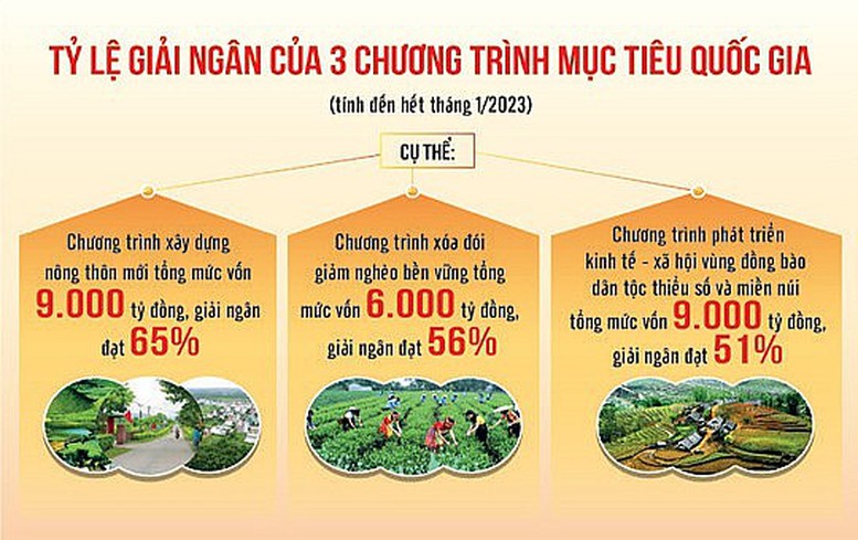 Thúc đẩy giải ngân vốn đầu tư công 3 chương trình mục tiêu quốc gia - Ảnh 1.