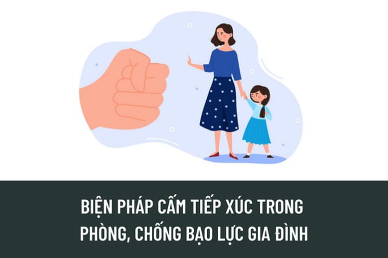 Áp dụng biện pháp cấm tiếp xúc trong phòng, chống bạo lực gia đình - Ảnh 1.