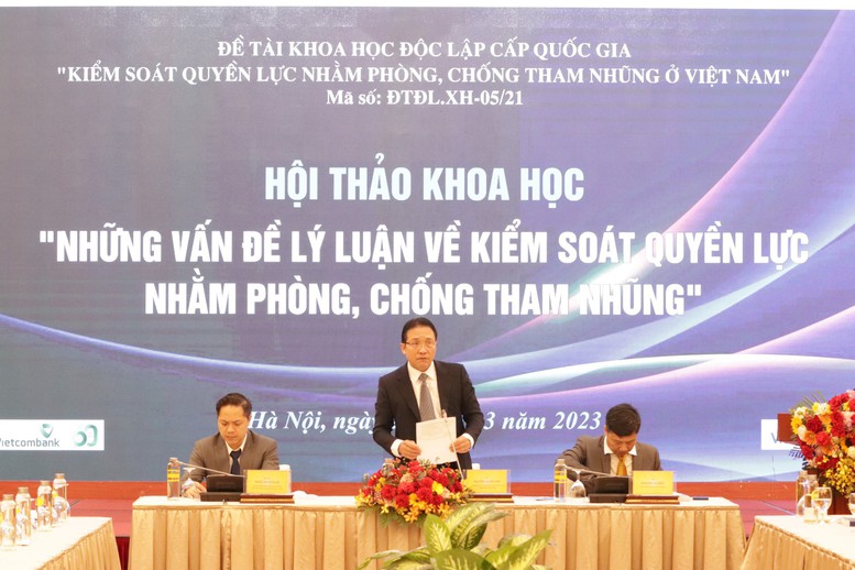 Hoàn thiện và nâng cao hiệu quả cơ chế kiểm soát quyền lực để phòng, chống tham nhũng - Ảnh 1.