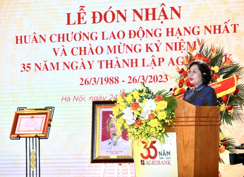 Agribank đón nhận Huân chương Lao động hạng Nhất - Ảnh 3.