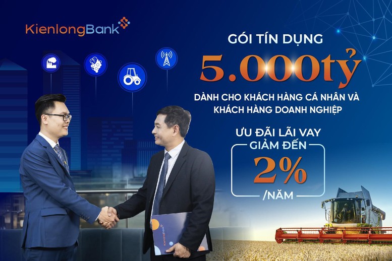 KienlongBank giảm lãi suất cho vay lên đến 2%/năm - Ảnh 1.