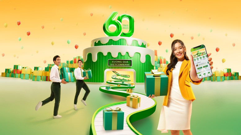 Tuần lễ sinh nhật Vietcombank-giao dịch là có quà - Ảnh 1.