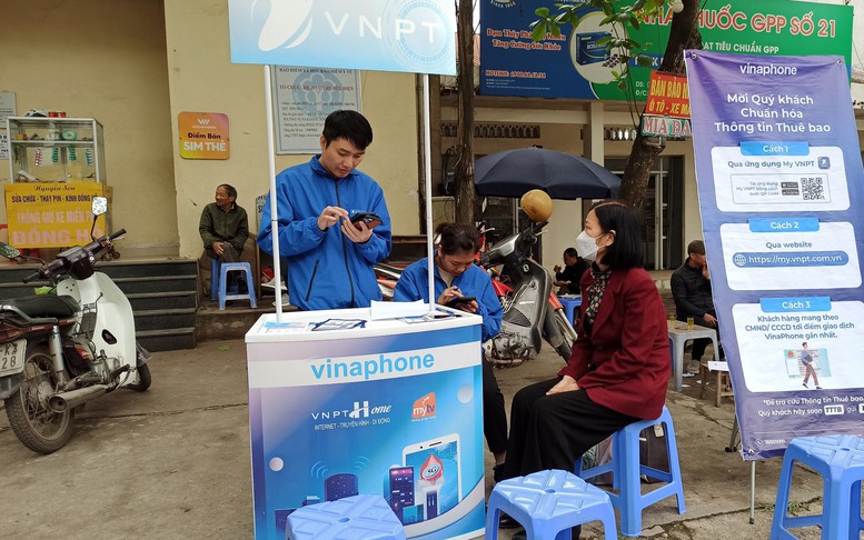 VinaPhone khóa chiều gọi đi đối với thuê bao chưa chuẩn hóa thông tin