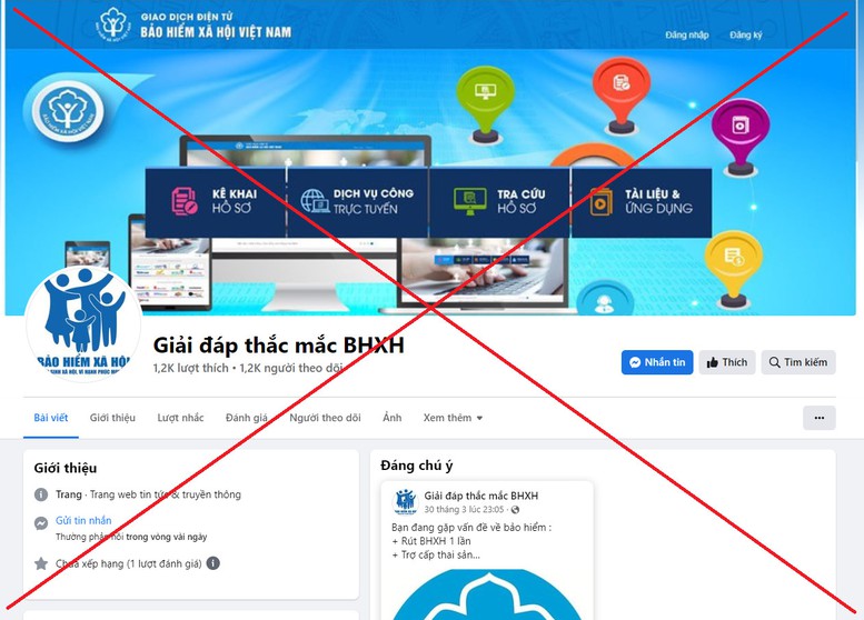 Cảnh báo giả mạo cơ quan BHXH Việt Nam để lừa đảo - Ảnh 1.