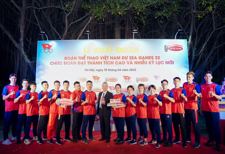 Acecook Việt Nam đồng hành cùng Đoàn thể thao Việt Nam tại SEA Games 32 - Ảnh 1.