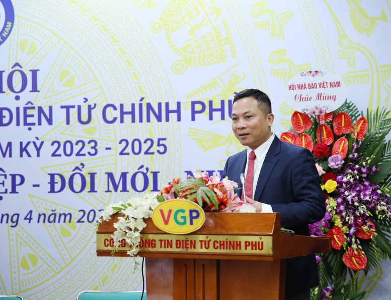 Đại hội Chi hội Nhà báo Báo Điện tử Chính phủ nhiệm kỳ 2023 - 2025 - Ảnh 3.