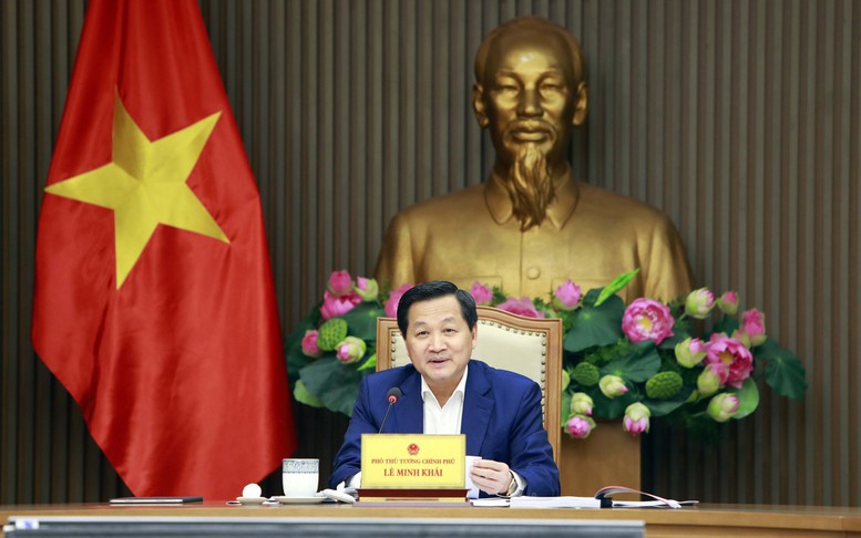 Phó Thủ tướng Lê Minh Khái họp về Đề án cơ cấu lại TKV và SCIC