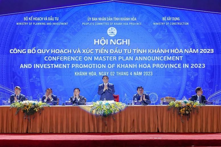 Thủ tướng Chính phủ dự Hội nghị công bố Quy hoạch và Xúc tiến đầu tư tỉnh Khánh Hòa năm 2023 - Ảnh 1.