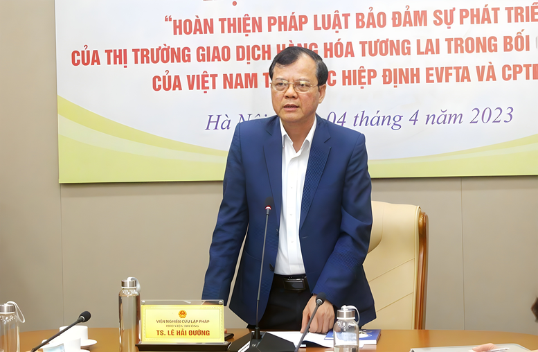 Hoàn thiện pháp luật để thúc đẩy phát triển thị trường giao dịch hàng hóa tương lai - Ảnh 1.