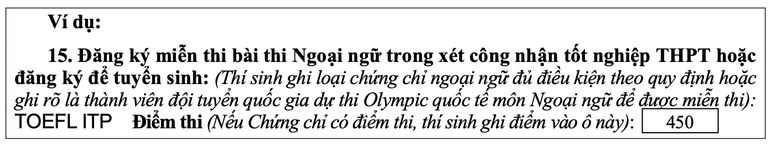 Chi tiết cách ghi phiếu Đăng ký dự thi tốt nghiệp THPT 2023 - Ảnh 6.