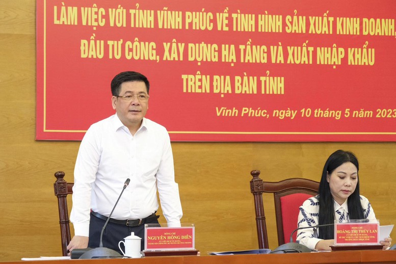 Bộ trưởng Nguyễn Hồng Diên nêu loạt giải phát giúp Vĩnh Phúc tăng trưởng trở lại - Ảnh 2.