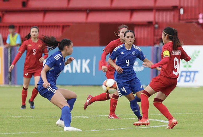 SEA Games 32: ĐT nữ Việt Nam gặp chủ nhà Campuchia ở bán kết - Ảnh 1.