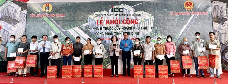 Bình Định: Khởi công dự án nhà ở cho công nhân với tổng mức đầu tư 1.120 tỷ đồng - Ảnh 1.