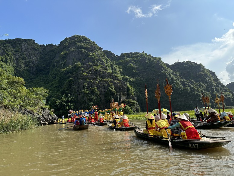 Trải nghiệm 'Sắc vàng Tam Cốc Tràng An' với Tuần lễ Du lịch Ninh Bình 2023 - Ảnh 3.