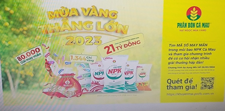 Phân bón Cà Mau dành 25 tỷ đồng cho &quot;Mùa Vàng Thắng Lớn 2023&quot; - Ảnh 1.