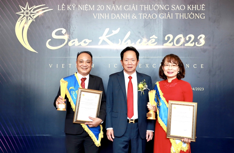Agribank giành “cú đúp” tại giải thưởng Sao Khuê 2023 - Ảnh 3.