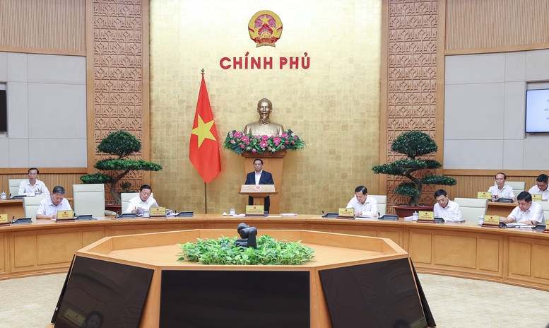 Thủ tướng Phạm Minh Chính chủ trì phiên họp Chính phủ thường kỳ tháng 4 - Ảnh 1.