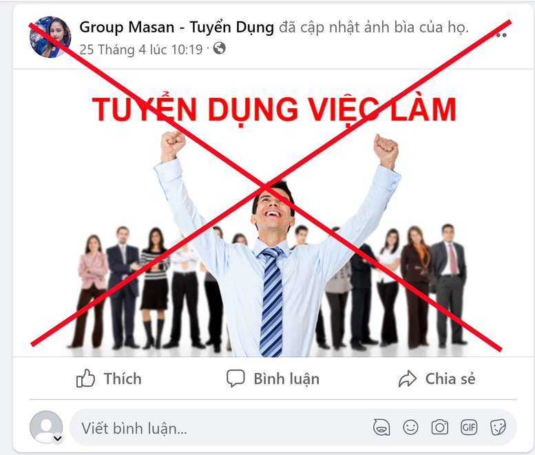 Cảnh báo mạo danh Tập đoàn Masan tuyển dụng cộng tác viên nhằm chiếm đoạt tài sản  - Ảnh 2.