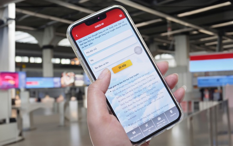 Hệ thống làm thủ tục trực tuyến của Vietjet đã sẵn sàng