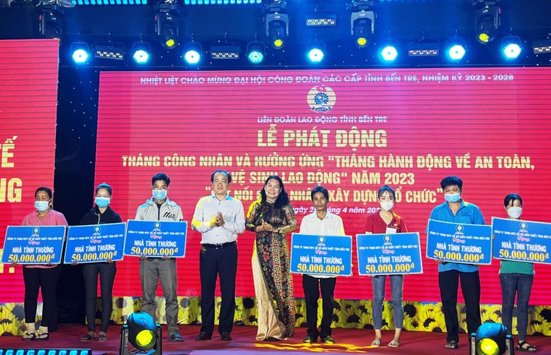 Bến Tre sẽ phát triển thêm 6.300 đoàn viên công đoàn trong năm 2023 - Ảnh 1.