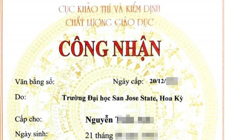 Đề xuất 3 điều kiện để công nhận văn bằng do cơ sở giáo dục nước ngoài cấp