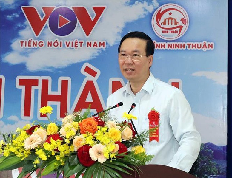 Chủ tịch nước Võ Văn Thưởng dự Lễ khánh thành Đài Phát sóng Nam Trung Bộ - Ảnh 2.