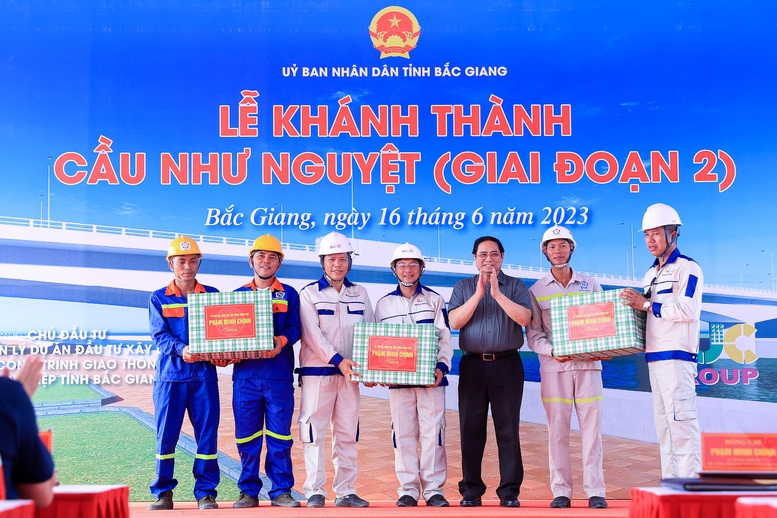 Khánh thành cầu Như Nguyệt giai đoạn 2: Tháo gỡ nút thắt nhiều năm với tinh thần tự lực, tự cường - Ảnh 3.