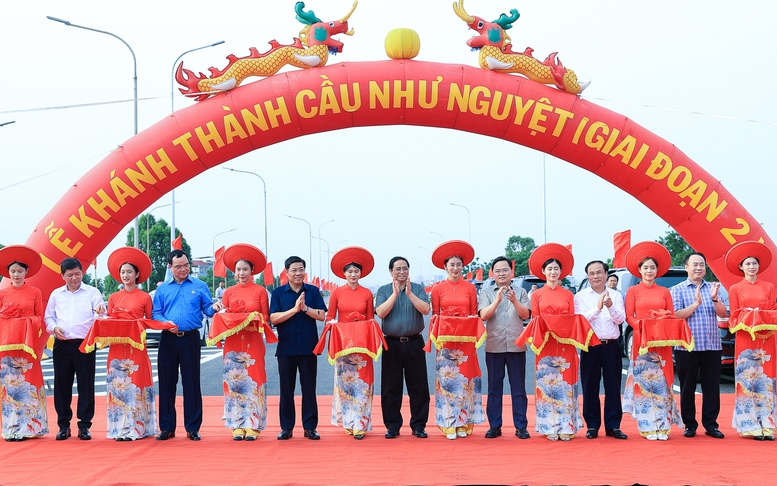 Khánh thành cầu Như Nguyệt giai đoạn 2: Tháo gỡ nút thắt nhiều năm với tinh thần tự lực, tự cường