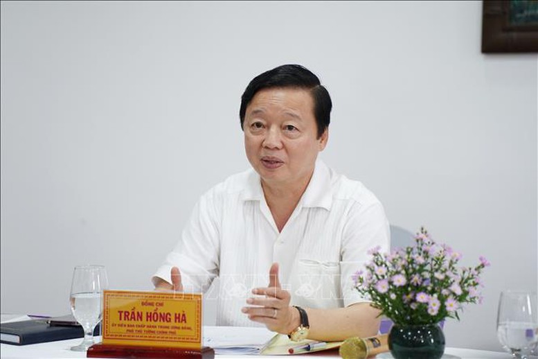 Phó Thủ tướng Trần Hồng Hà làm việc với lãnh đạo tỉnh Bình Thuận