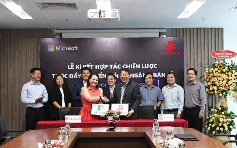 Saigon Co.op và Microsoft ký thỏa thuận hợp tác thúc đẩy chuyển đổi số