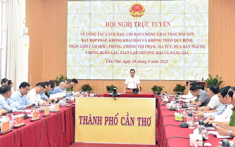 Phó Thủ tướng Trần Lưu Quang chủ trì Hội nghị "4 trong 1" với các tỉnh Tây Nam Bộ