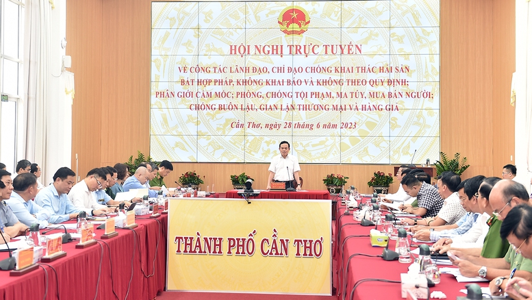 Phó Thủ tướng Trần Lưu Quang chủ trì Hội nghị &quot;4 trong 1&quot; với các tỉnh Tây Nam Bộ - Ảnh 1.