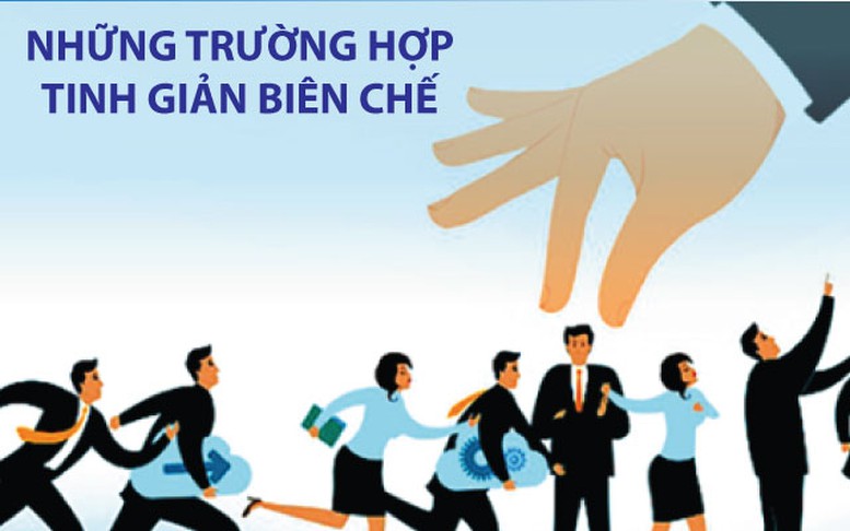 Infographics: Những đối tượng thuộc diện tinh giản biên chế