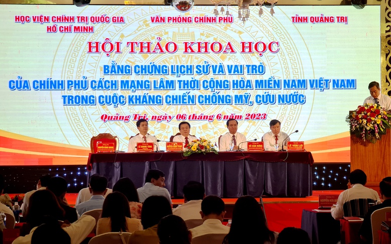 Khẳng định những đóng góp to lớn của Chính phủ Cách mạng lâm thời Cộng hòa miền Nam Việt Nam