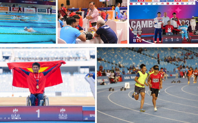 Bảng tổng sắp huy chương ASEAN Para Games 12: Đoàn Việt Nam đã 'sở hữu' 37 HCV