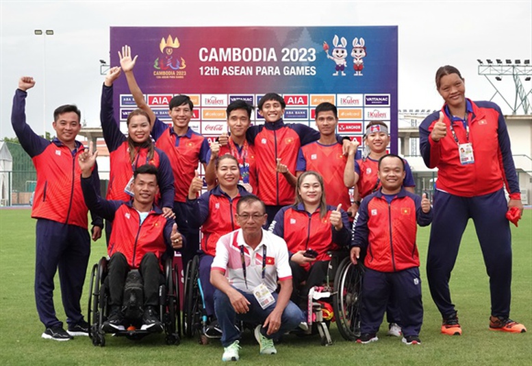 ASEAN Para Games 12: Đoàn Việt Nam 'cán mốc' 60 HCV, vượt chỉ tiêu đề ra - Ảnh 2.