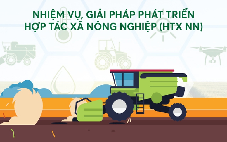 Infographics: Phát triển hợp tác xã nông nghiệp: Một số nhiệm vụ, giải pháp