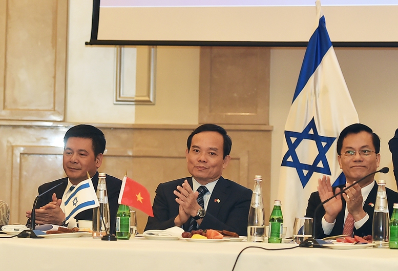 Phó Thủ tướng Trần Lưu Quang tiếp các doanh nghiệp Israel - Ảnh 4.