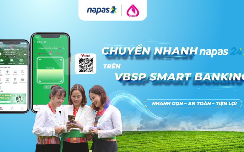 NAPAS cùng NHCSXH thúc đẩy thanh toán không tiền mặt ở nông thôn